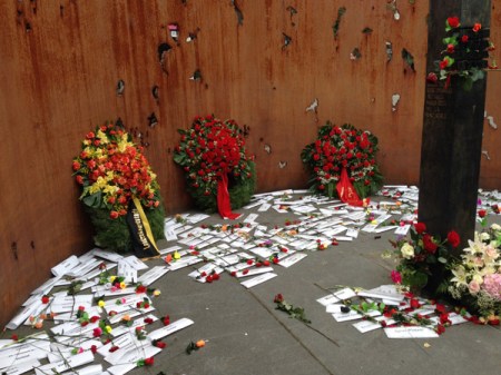 Erinnerungen an die Opfer.