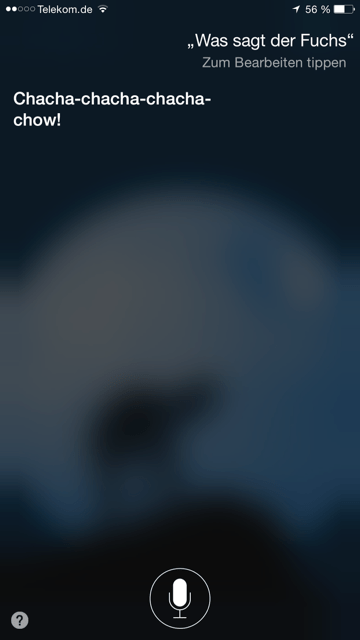 Chacha-chacha-chacha-chow!