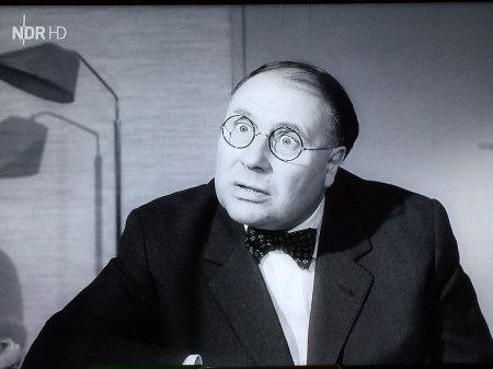 Warum so spät und nicht in der ARD - frage ich. Heinz Erhardt in Geld sofort. Foto: NDR