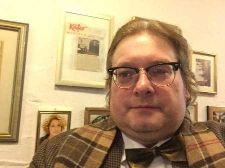 Vor der Ahnengalerie.