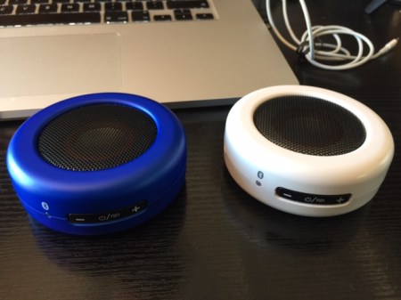 Meine beiden AmazonBasics Micro Ultra-Portable Bluetooth-Lautsprecher