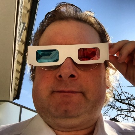 Ich hab nur Spaß gemacht mit meiner 3D-Brille: Ich und 3D, haha