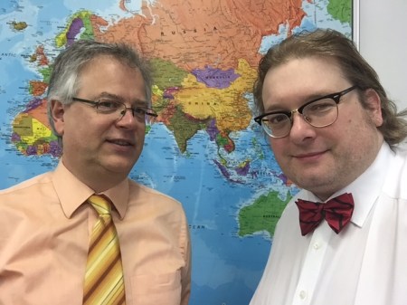 Dr. Michael Homberg und der Autor dieser Zeilen.