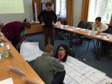 Projektarbeit in unserem Seminar.