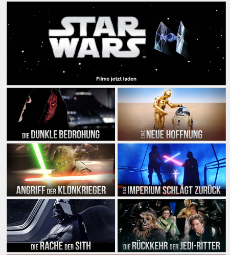 Endlich ist Star Wars bei iTunes und Co auch eingezogen.