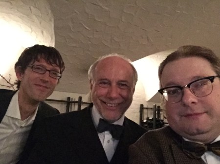 Klaus-Dieter Graf von Molke (Mitte) im Interview mit Thomas Gerlach und mir.