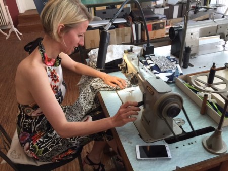 Susanne Spitz bei der Arbeit.