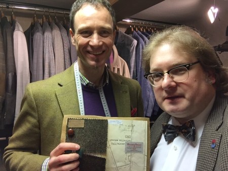 Klaus Felbinger und ich im Gespräch.