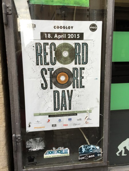 Plakat zum RECORD STORE DAY in Coburg.