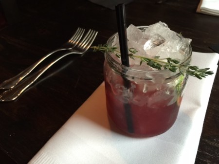 Thyme-Traveller als Aperitif