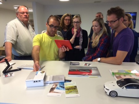 Meine macromedia-Studenten bei Metaio.