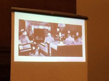 Das historische Foto vom Münchner Abkommen.