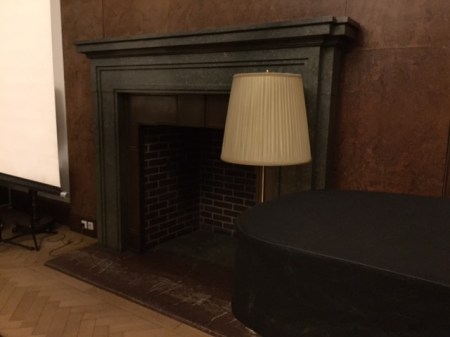 Vor diesem Kamin wurde das Münchner Abkommen ausgehandelt.