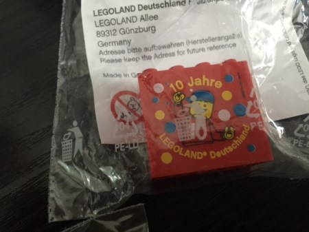 Der 10-Jahresstein war rot.