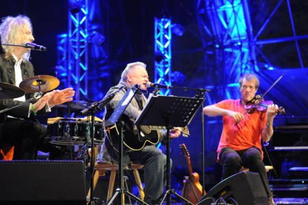 Räuberzivil live bei den Songs an einem Sommerabend. Foto: Lange