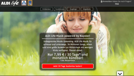 Aldi kommt mit einem eigenen Streaming Dienst und tritt gegen die internationale Herausforderung an.