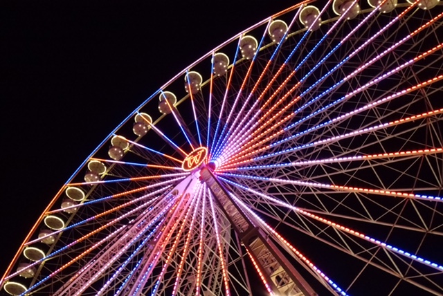 Das Riesenrad in Essen.