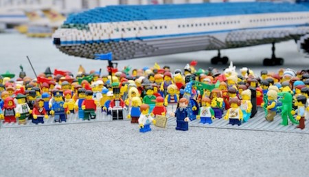 Protestnote wird überreicht. Foto: Legoland