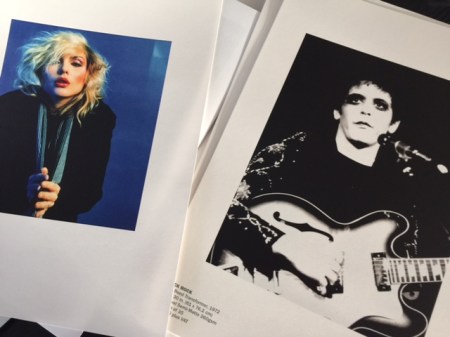Blondie und Lou Reed - fotografiert von Mick Rock.