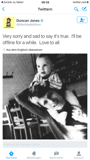 Viw Twitter bestätigte sein Sohn den Tod des Vaters.