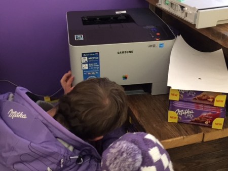 Samsung mochte nicht - Papierstau.