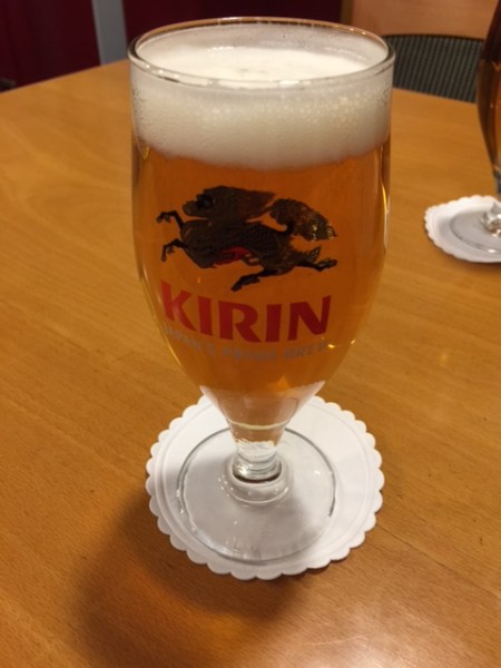 Kirin-Bier als Getränk.