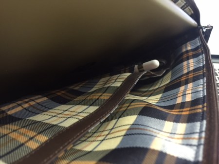 Das Karo-Futter gefällt mir. 