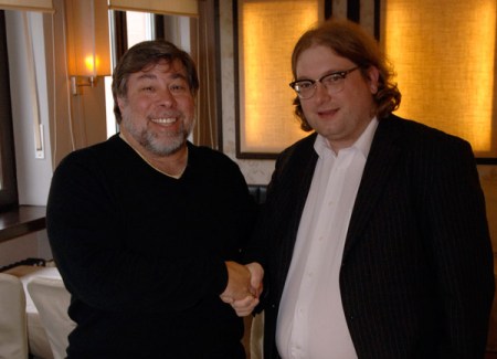 Im Gespräch mit Steve Wozniak im Oktober 2006.