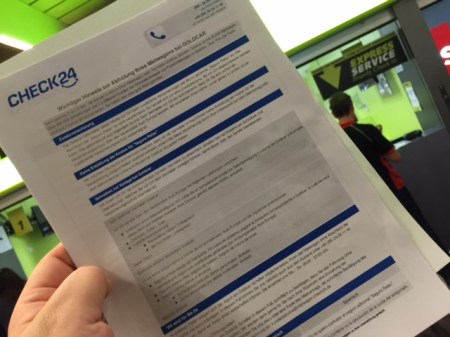 Die Mietwagenplattform warnte uns vor weiteren Versicherungen. 