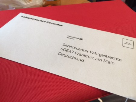 Fahrgastrechte wurden verteilt.