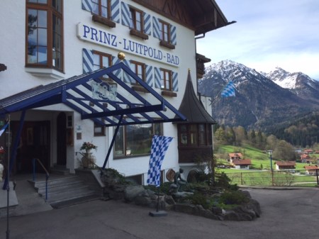 Ankommen bei Freunden im Hotel Prinz Luitpold Bad in Bad Hindelang.