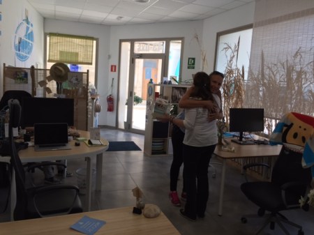 Liebenswerter Empfang.