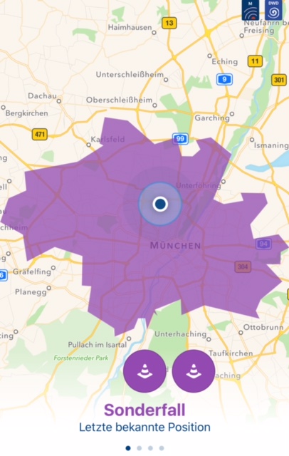 Immer wieder meldete KAT Alarm.