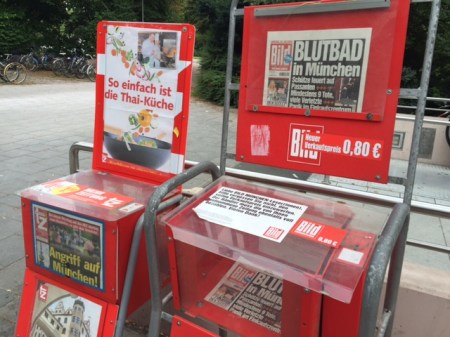 Boulevardmedien am nächsten Tag.