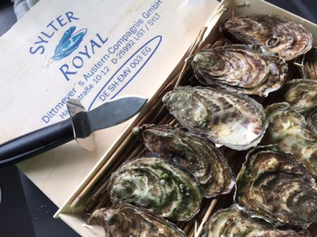 Ich habe dieses Mal die Sylter Royal Austern probiert. 