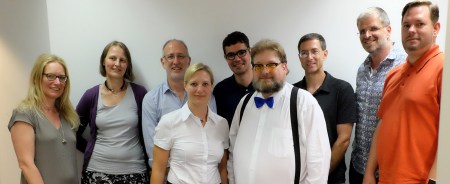Ein Teil des Vorstands des Bloggerclubs. Ein Teil des Vorstands des Bloggerclubs. Foto: Lohmeyer