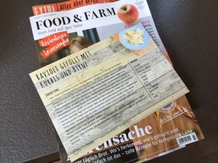 Rezept und Lesestoff