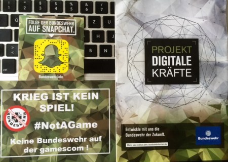 Flyer gegen Flyer auf der gamescom2016