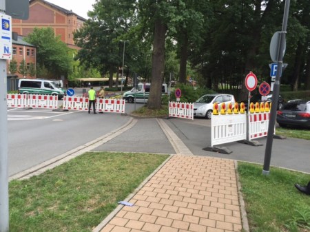 Die Polizei war verstärkt vor Ort. Vielen Dank dafür.