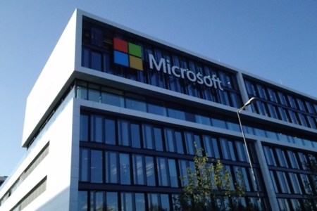 Ein bisschen Bauhaus: Das neue MS-Gebäude in München an der Walter-Gropius-Straße .