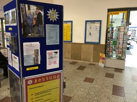 Hinweis der Bundespolizei in Weiden.