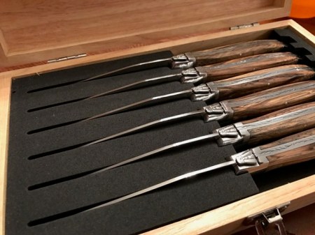 Für mich die schönsten Stellmesser überhaupt: Laguiole Messer.