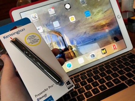 Für meine Präsentationen habe ich mir für iOS den Kensington PresentAir Pro gekauft.