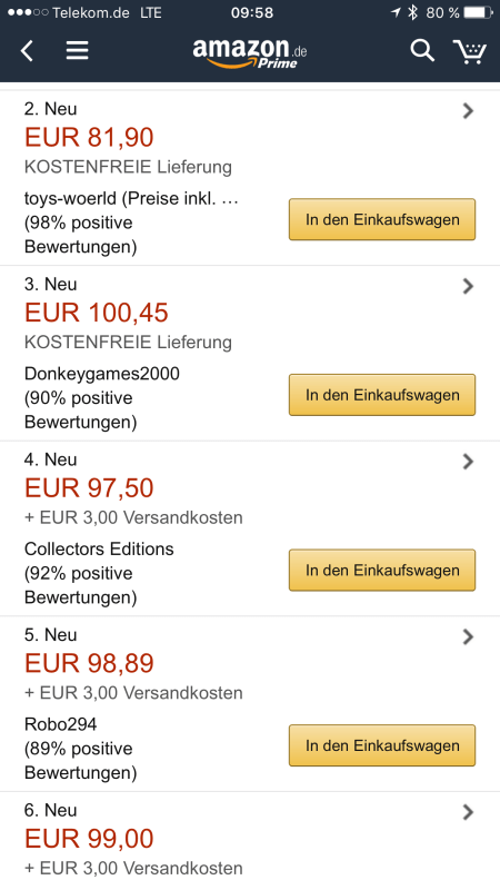 Das ist mir zu teuer.