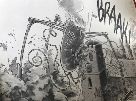 Die Marsianer greifen an. 