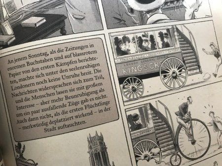 Die Serifenschrift ist für mich ein Stilbruch.