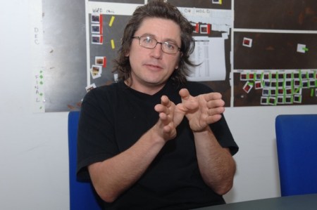 Michael Coldewey im Jahre 2009 bei einem Interview mit mir. Damals war Hollywood ein Traum. 