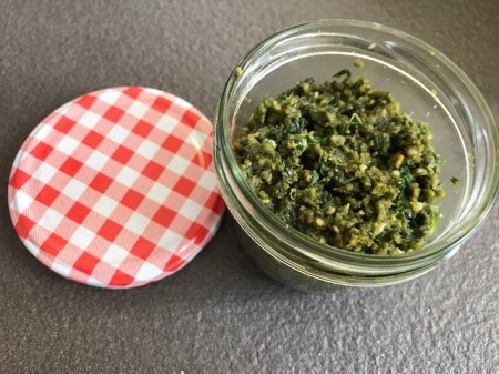 Und fertig ist das Pesto.