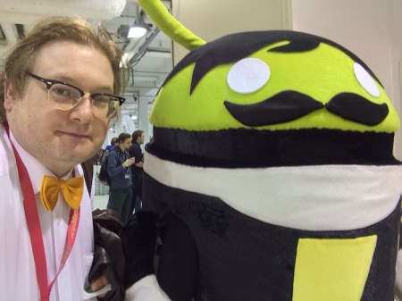 Ein eher seltenes Bild: Android und ich