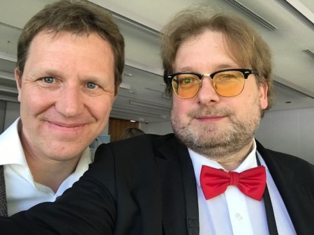 Stephan Goldmann und ich sprachen vor Mitgliedern der deutschen Presseclubs.